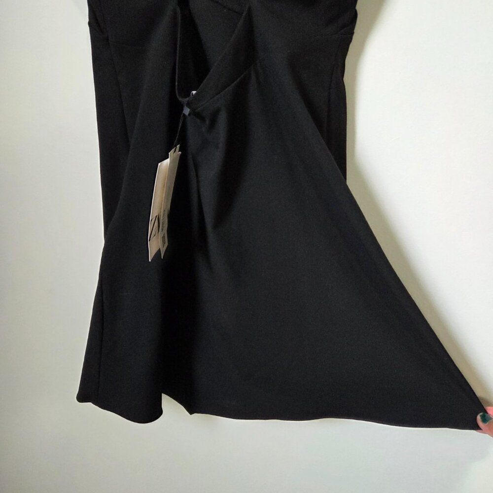 NWT ZARA LITTLE BLACK DRESS STRAPPY BACK SIZE M - Picture 10 of 16